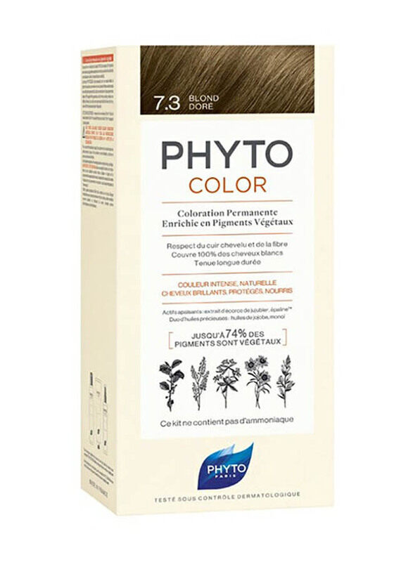 

Phyto Paris Phytocolor Permanent Colour, 12ml, 7.3 Golden Blond