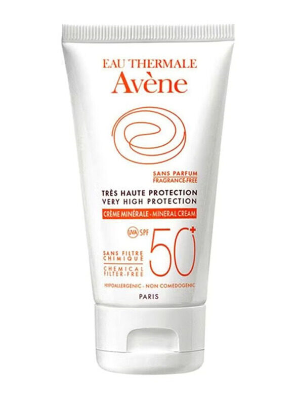 

Avene SPF50 High Protection Mineral Sunscreen, 50ml