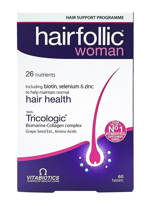 

Vitabiotics Hairfollic Woman Tablets, 60 Tablets