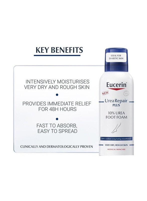 

Eucerin Urearepair Plus 10% Urea Foot Foam, 1 Piece