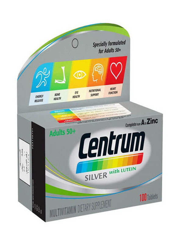 

Pfizer Centrum Silver Tab, 100 Tablets