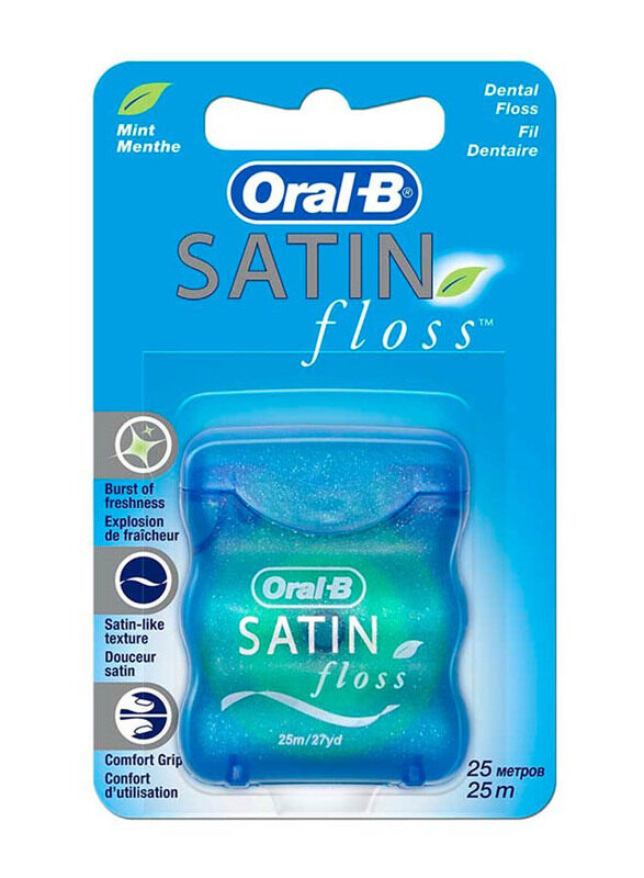 

Oral B Mint Satin Dental Floss, 25 Meter