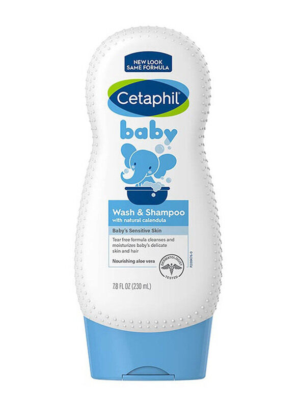 

Cetaphil 230ml Baby Wash and Shampoo, White