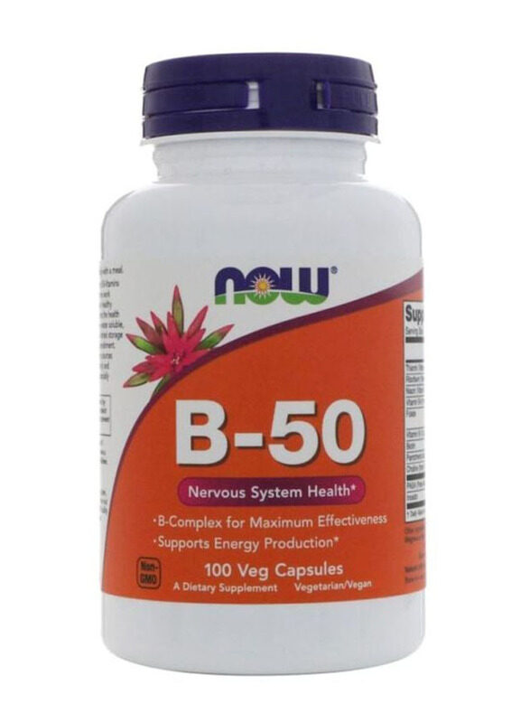 

Now Foods B-50 Dietary Supplement, 100 Veg Capsules