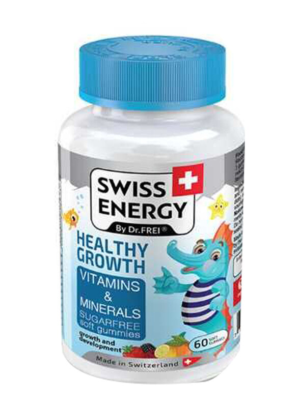 

Swiss Energy Healthy Growth Kids Vitamin & Minerals, 60 Gummies