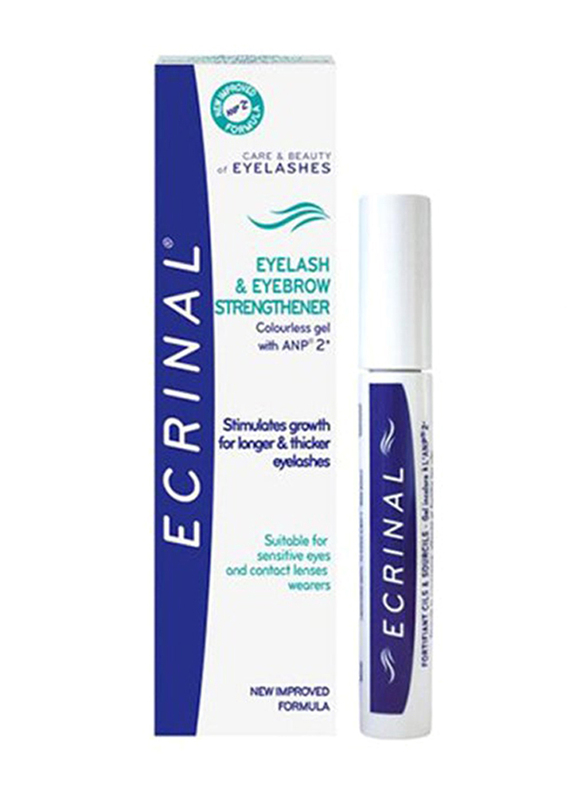 Ecrinal Eyelash & Eyebrow Strengthener Colourless Gel, 9ml, White