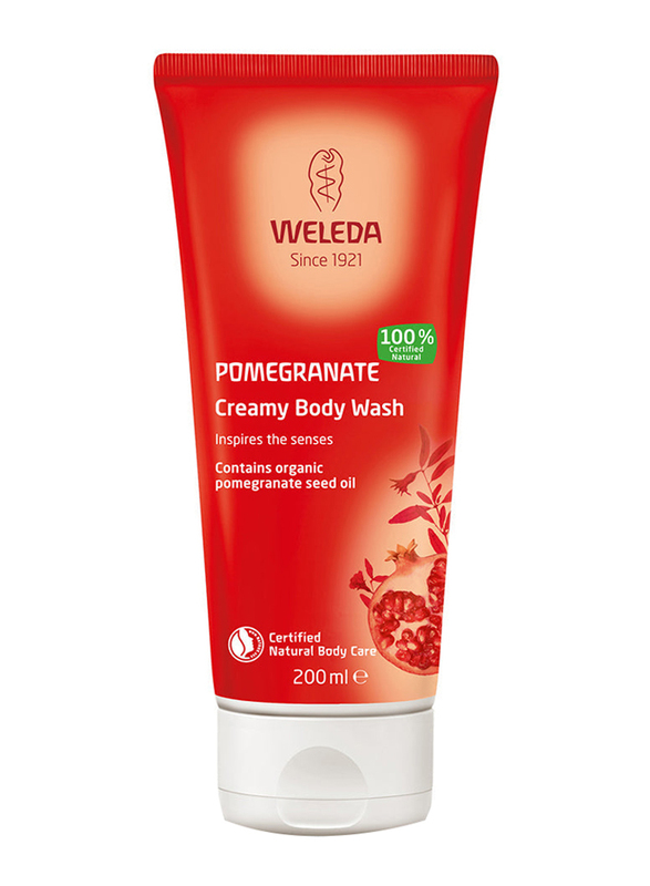 Weleda Pomegranate Creamy Body Wash, 200ml