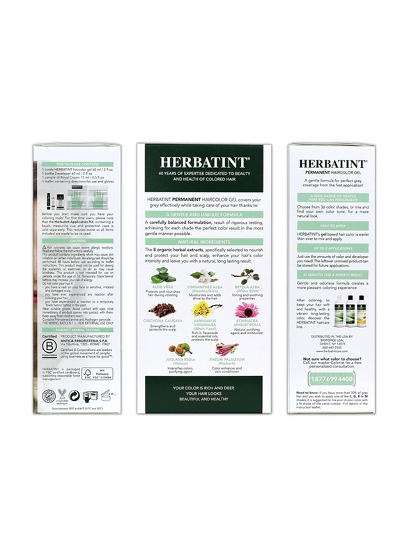 Herbatint Permanent Herbal Hair Color Gel, 135ml, 9N Honey Blonde