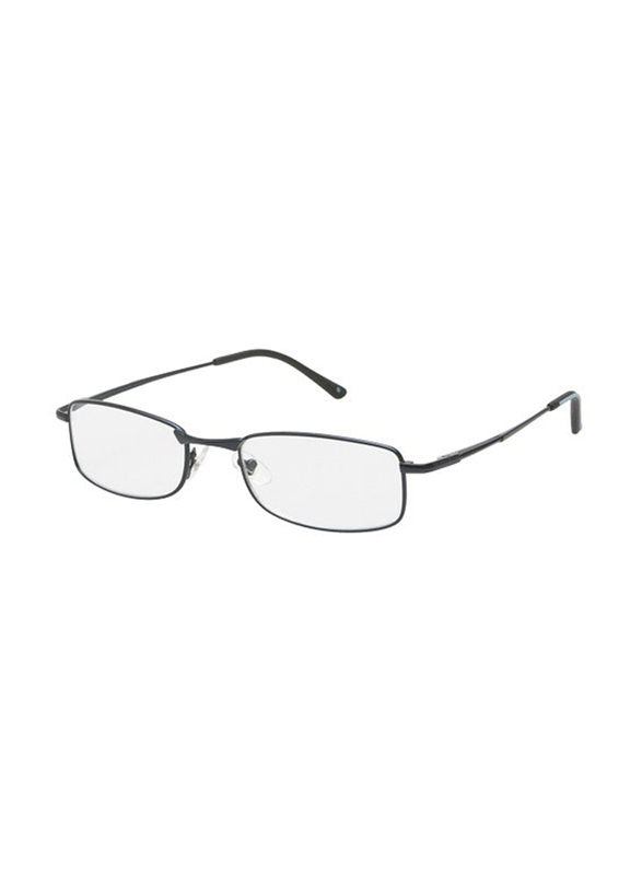 Gilbert Full-Rim Preface Black Reading Eye Glasses Unisex, Transparent Lens, Power 1.5