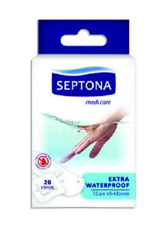 Septona Extra Water Proof Band Aid, 20 Strips
