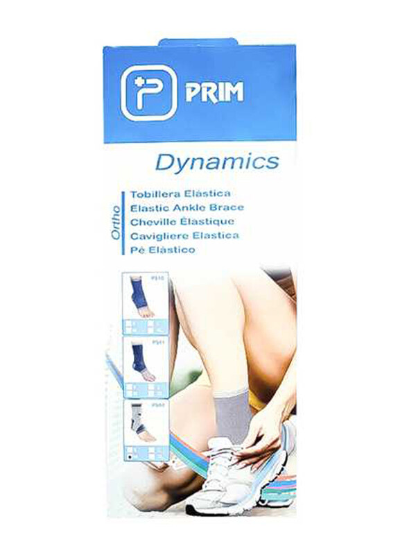 

Prim P514 Elastic Ankle Support, Small, Grey