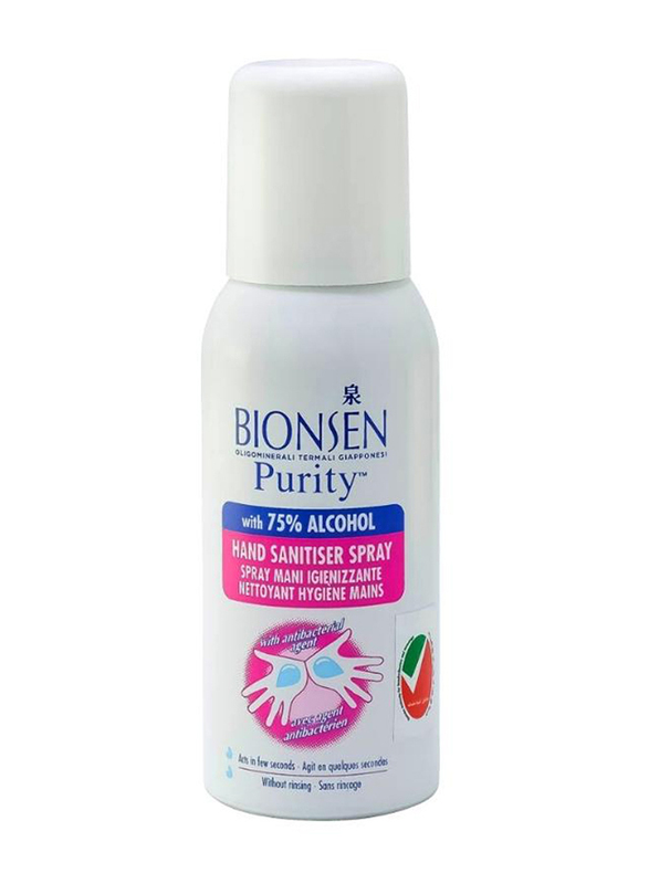 Bionsen 75% Alcohol Purity Hand Spray, 100ml