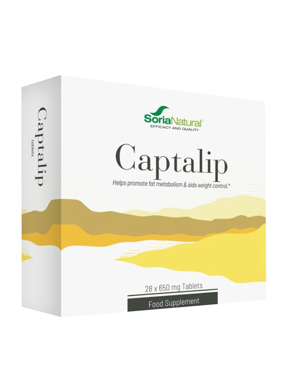 

Soria Natural Captalip, 650mg, 28 Tablets