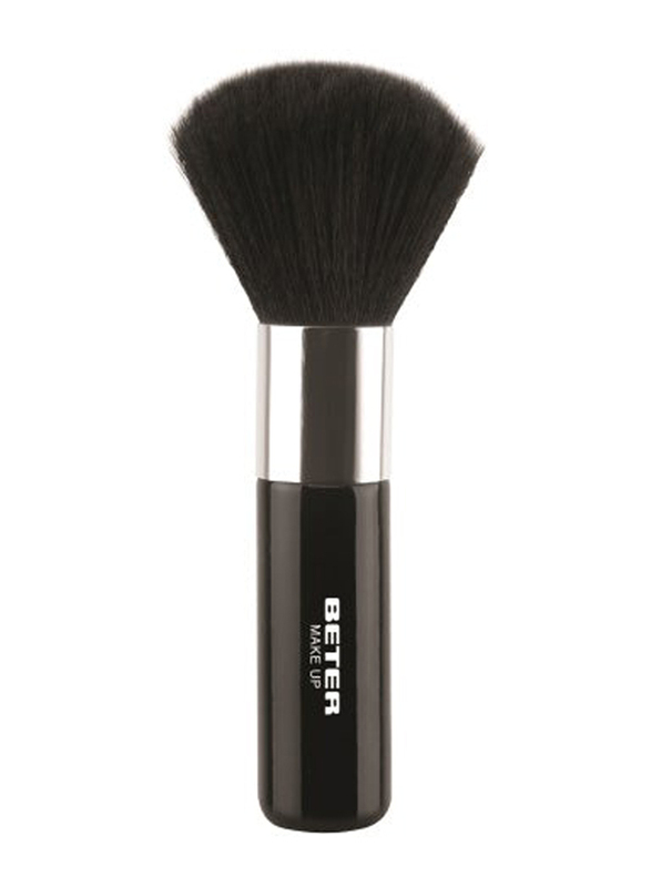 Beter 11.5cm Make Up Brush, 22232, Silver/Black