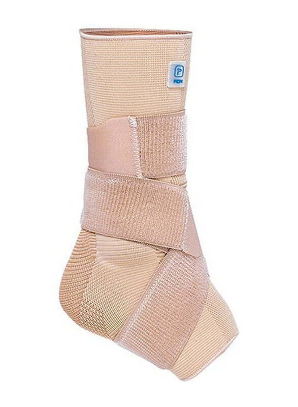 

Prim Elastic Ankle Support with Silicone Malleolar Pads & Figure-Of-Eight Strapping, Small, P706Bg, Beige