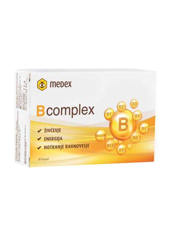 Medex B Complex Capsules, 60 Capsules