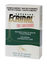 Ecrinal Supplement Hair Capsules, 30 Capsules