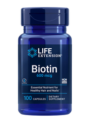 Life Extension Biotin 600Mcg, 100 Capsules