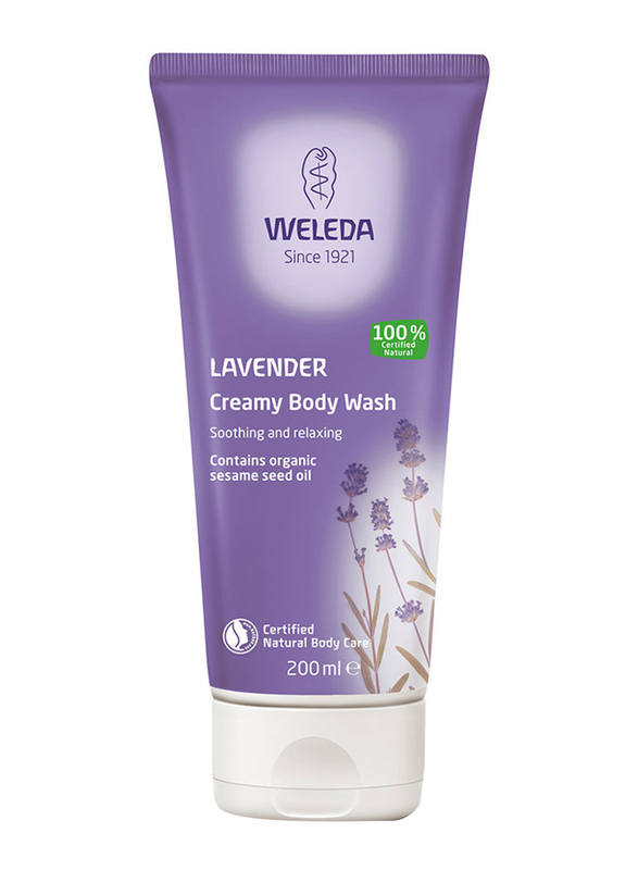 Weleda Lavender Creamy Body Wash, 200ml