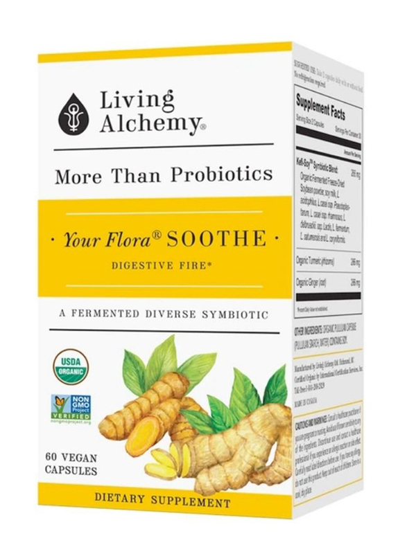 Living Alchemy Your Flora Soothe, 60 Capsules
