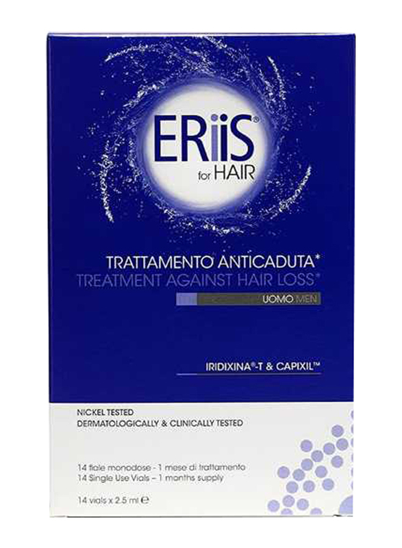 Eriis Men's Hair Treatment for All Hair Type, 14 Vials
