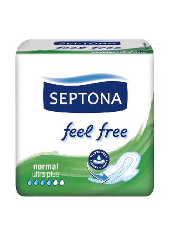Septona Normal Ultra Plus Wings Sanitary Napkins, 10 Pads