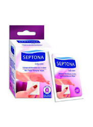 Septona Nail Polish Remover Wipes, White