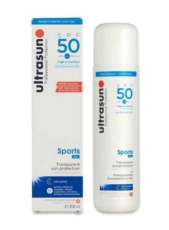 Ultrasun Sports Spf50 Sun Protection Gel, 200ml