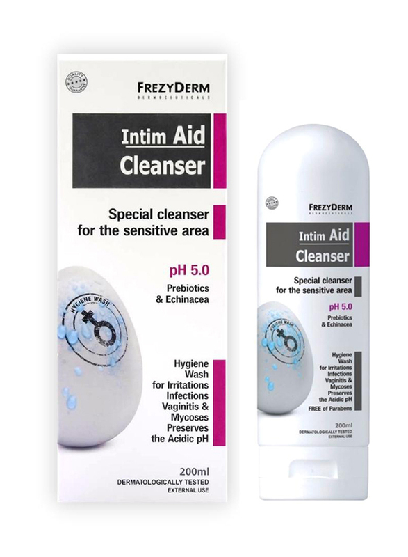 Frezyderm Intimate Area Aid Cleanser PH 5.0, 200ml