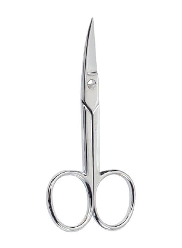 Beter Curved Manicure Nail Scissors, 34046, Silver