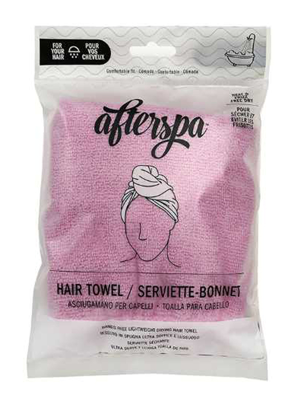 Synergy Afterspa Head Towel, One Size, Pink