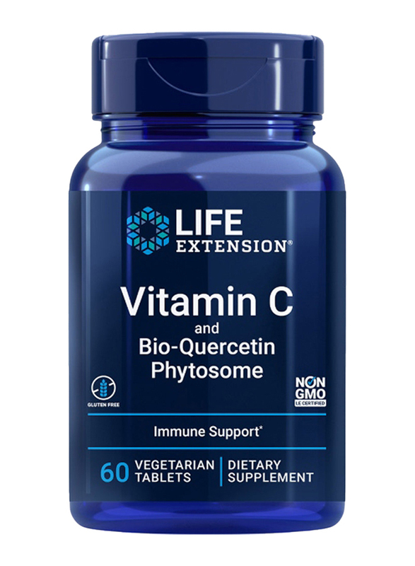 Life Extension Vitamin C and Bio-Quercetin Tab, 60 Tablets