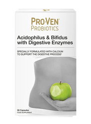 Proven Acidophilus & Bifidus with Digestive Enzymes, 30 Capsules