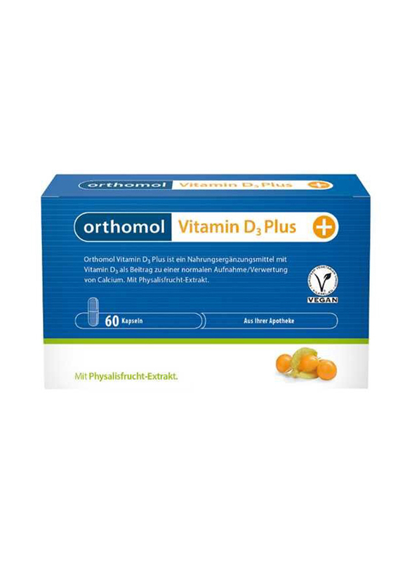 Orthomol Vitamin D3 Plus, 60 Capsules