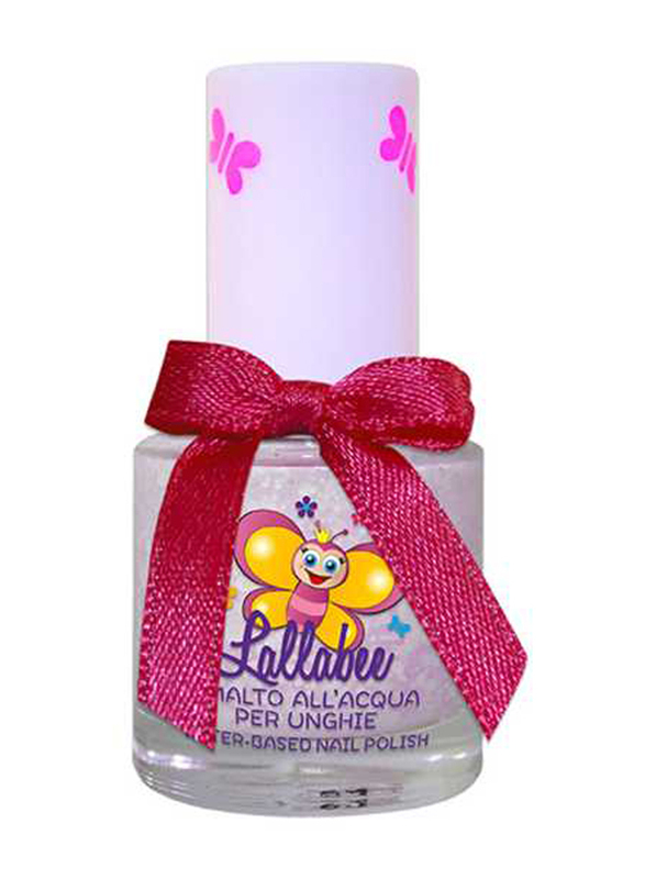 Lallabee Floret of Glitter Water-Based Nail Polish, Light Pink