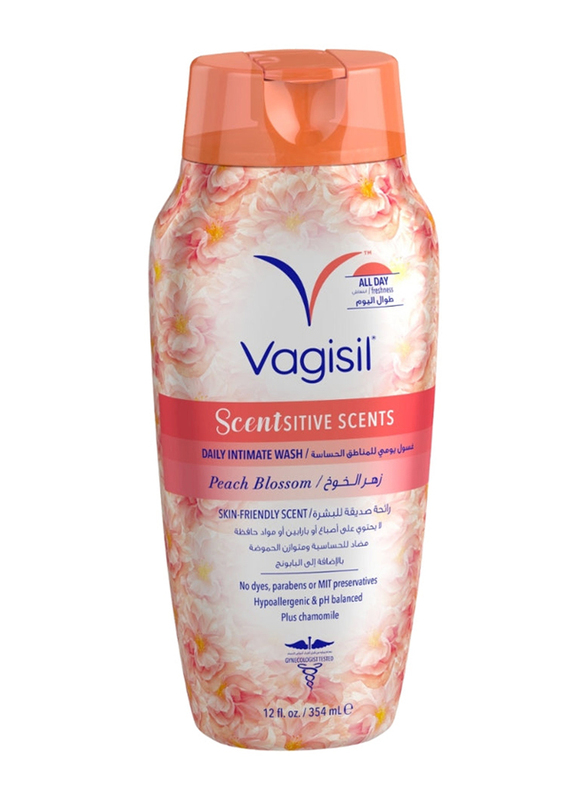 Vagisil Scentsitive Peach Blossom Intimate Wash, 354ml