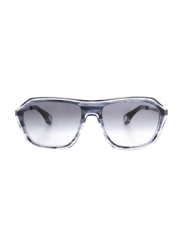 Gilbert Parallele Full Rim Square Grey Sunglasses Unisex, Grey Lens