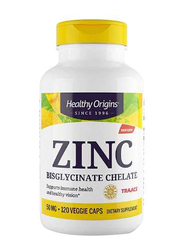 Healthy Origins Zn Bisglycinate Chelate, 50mg, 120 Capsules