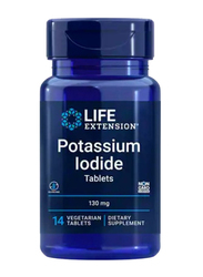 Life Extension Potassium Iodide, 130mg, 14 Tablets