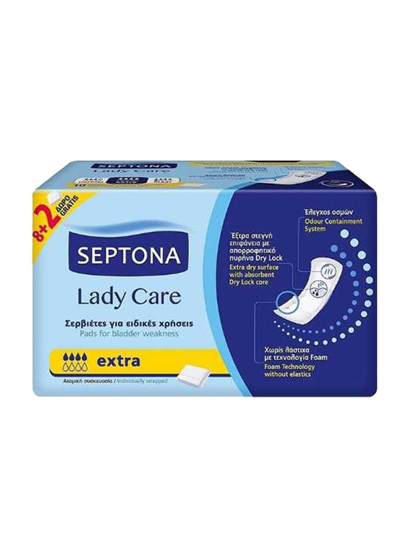 

Septona Lady Care Napkins, 10 Pieces