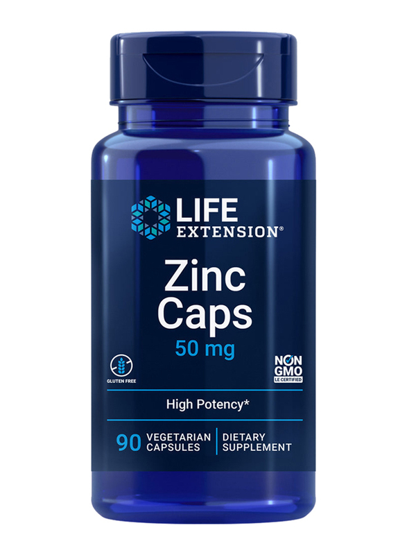 Life Extension Zinc 50Mg High Potency, 90 Capsules