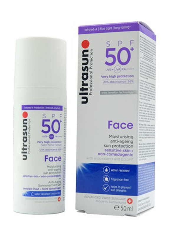 Ultrasun Spf50+ Face Cream, 50ml