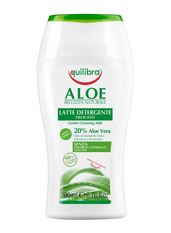 Equilibra Aloe Gentle Cleansing Milk, 200ml