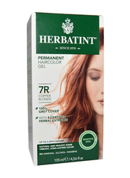Herbatint Permanent Herbal Hair Color Gel, 135ml, 7R Copper Blonde
