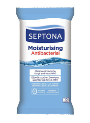 Septona Antibacterial Moisturizing Wipes, 15 Wipes
