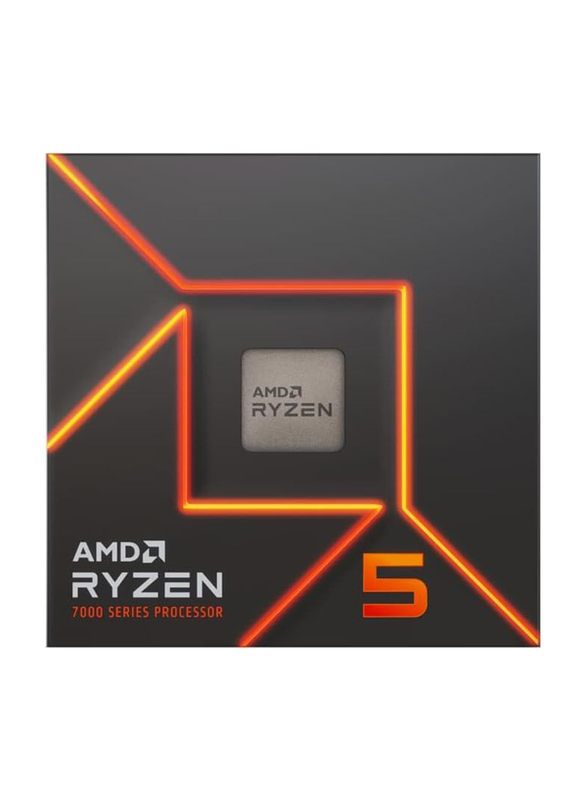 AMD Ryzen 5 7600 DDR5 Desktop Processor Max Boost up to 5.1GHz with Hexa/12 Threads, 38MB Cache & AMD Stealth Inheritance, Black