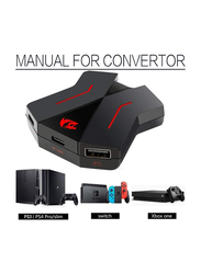 Red Dragon GA200 Keyboard & Mouse Converter for PS4, PS3, Xbox One & Switch, Black