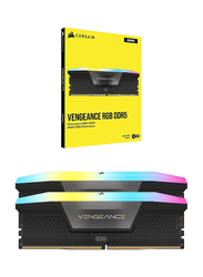 Corsair 32GB (2 x 16GB) DDR5 5600MHz CL40 Vengeance Dual Memory Kit, Black