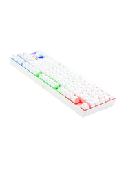 Red Dragon K552-W Kumara Mechanical Gaming Keyboard with Switches Blue & RGB Backlight for PC, White