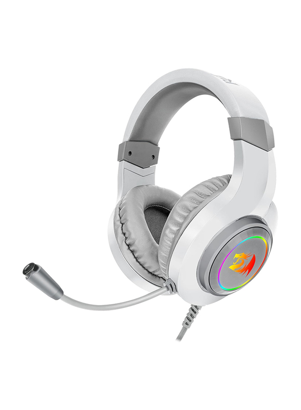 Red Dragon H260 Hilas Wired RGB Gaming Headset with Mic, White